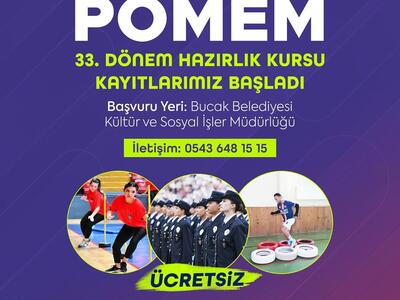 POMEM 33. Dönem Hazırlık Kursu Kayıtlarımız Başladı