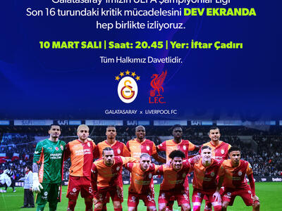Galatasaray - Liverpool Dev Ekran Heyecanı