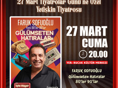 27 Mart Dünya Tiyatrolar Günü’nü, sanat dolu özel bir etkinlikle kutluyoruz.
