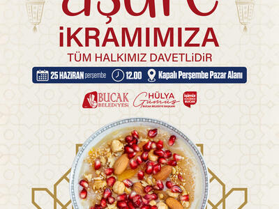 Aşure ikramımıza tüm halkımız davetlidir.