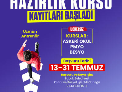 Askeri Okul, Polis Meslek Yüksekokulu (PMYO) ve Beden Eğitimi ve Spor Yüksekokulu (BESYO) hazırlık kurslarımız için kayıtlarımız başlamıştır.